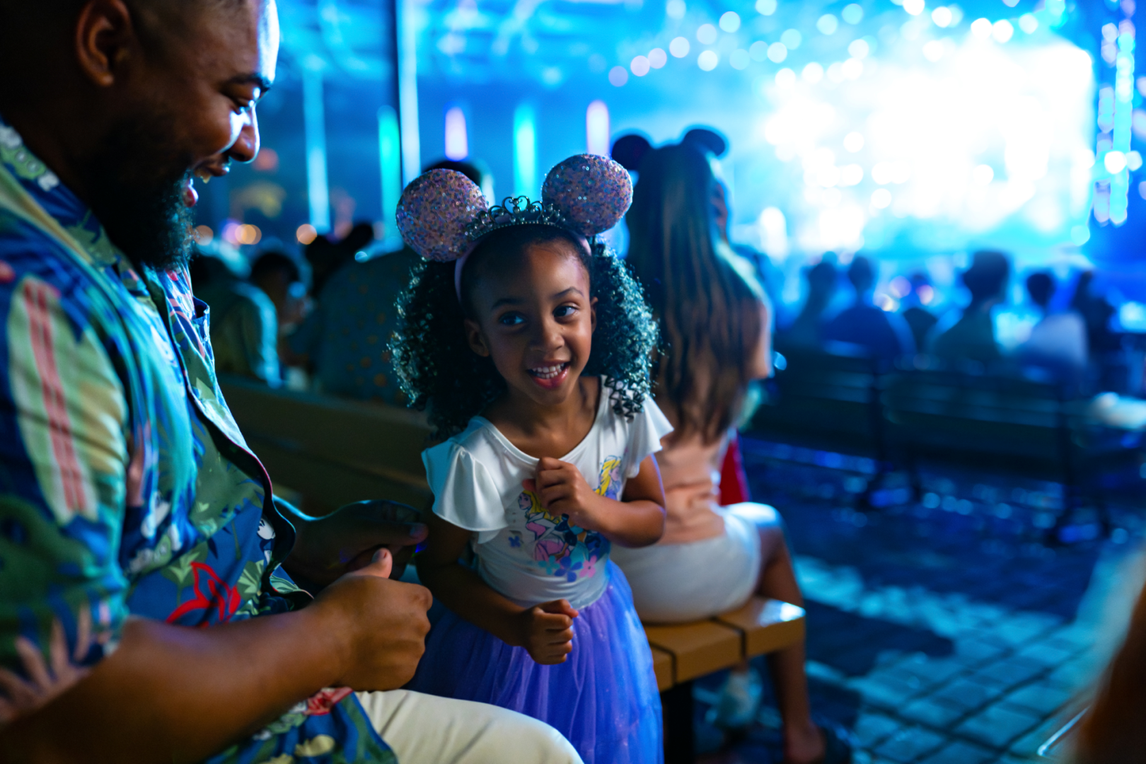 Seating area at Eat to the Beat concerts