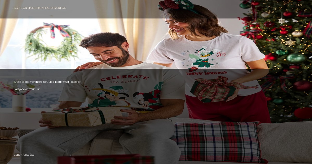 What's new in Disney holiday merch for 2026