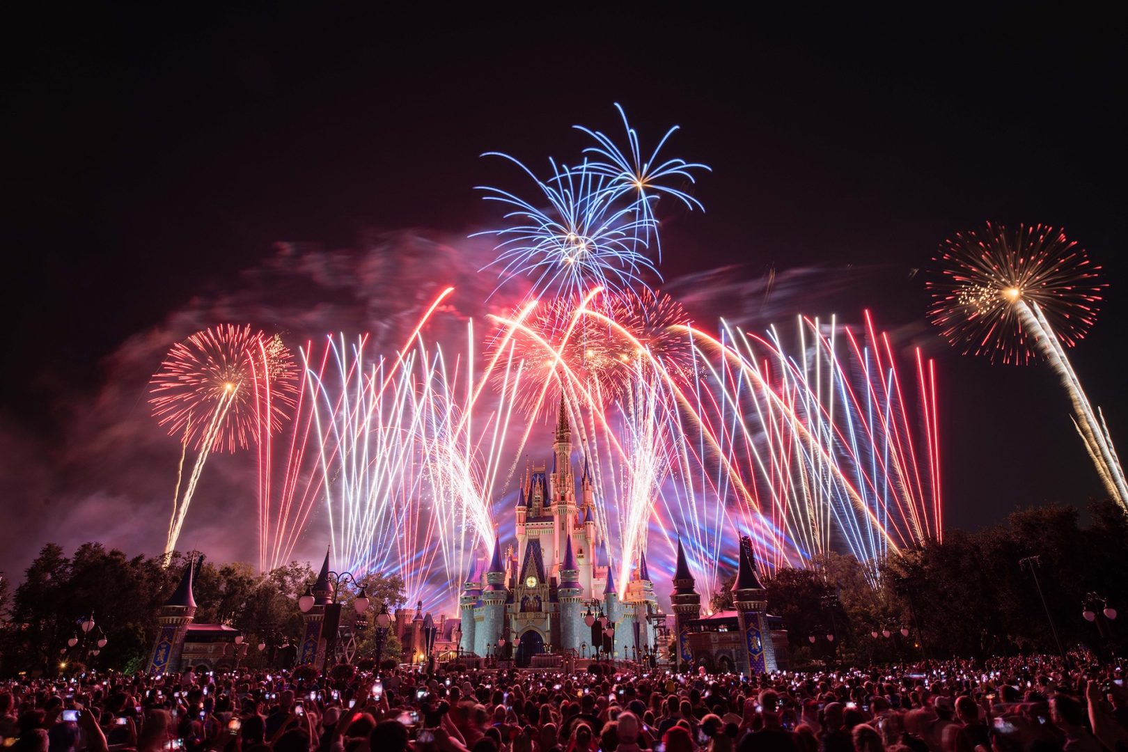 Air Force flyover and military performances at Walt Disney World