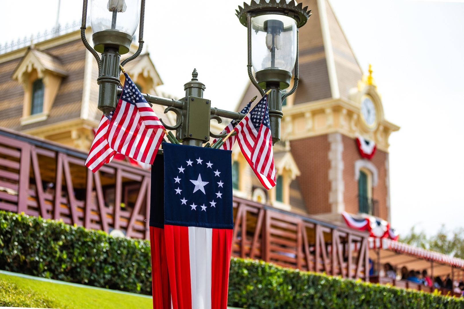 Sam Eagle Star-Spangled Shortcake and specialty drinks at EPCOT