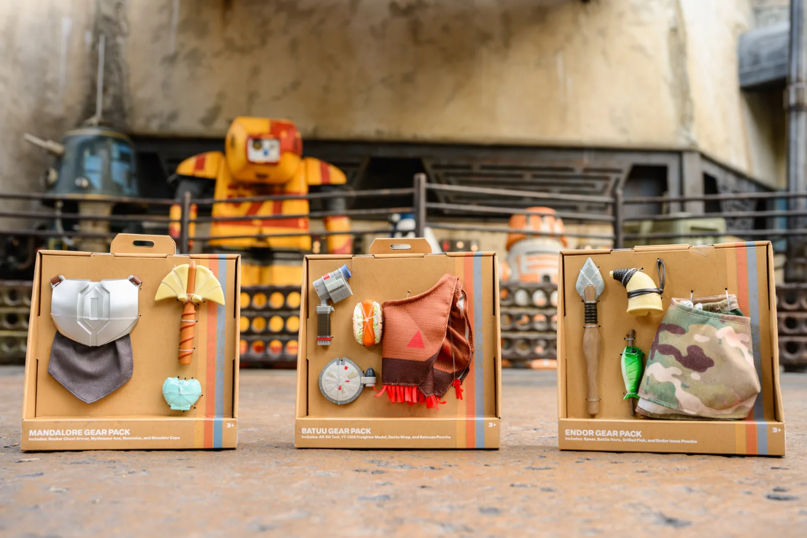 Gear Sets for customizing Ewoks with accessories
