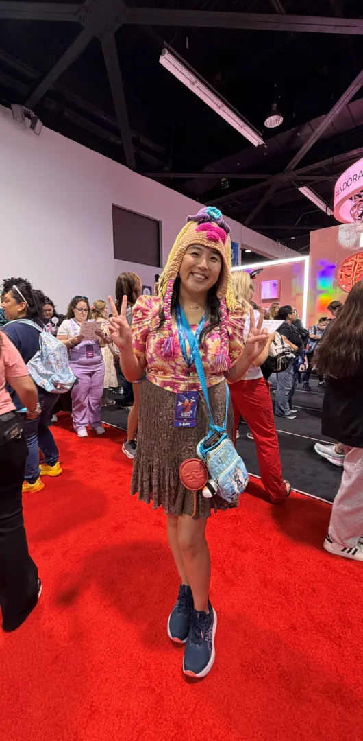 Cosplay costume of Janis from The Muppets