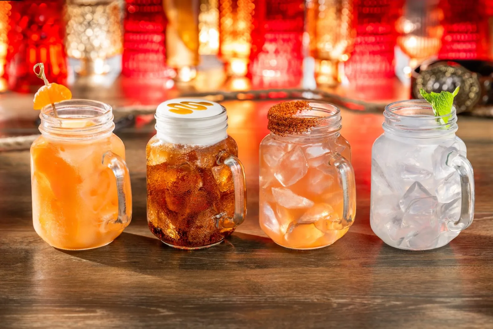Diamond Horseshoe cocktails and non-alcoholic drink selections