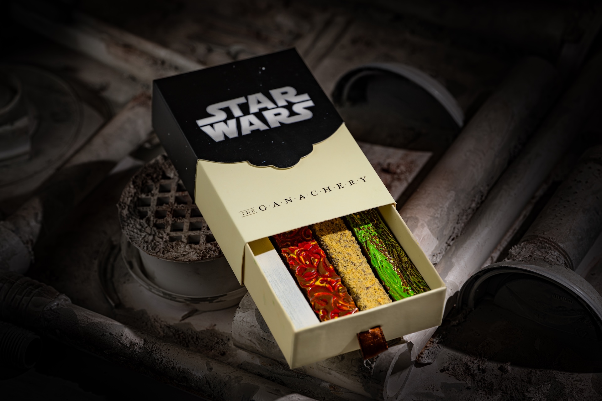 Across the Stars Ganache Bars inspired by Star Wars planets