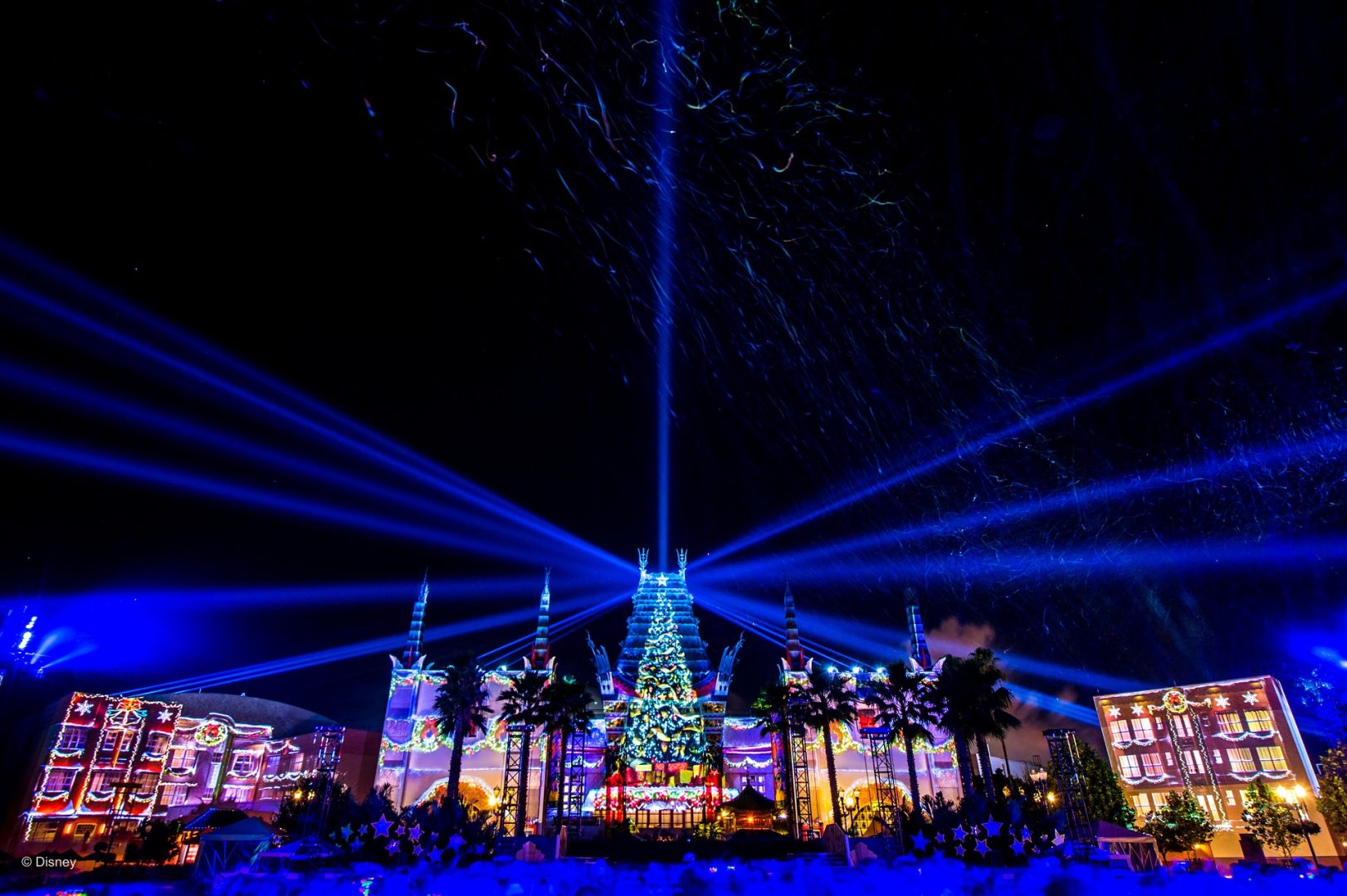 Jingle Bell, Jingle BAM! nighttime spectacular with fireworks and projections