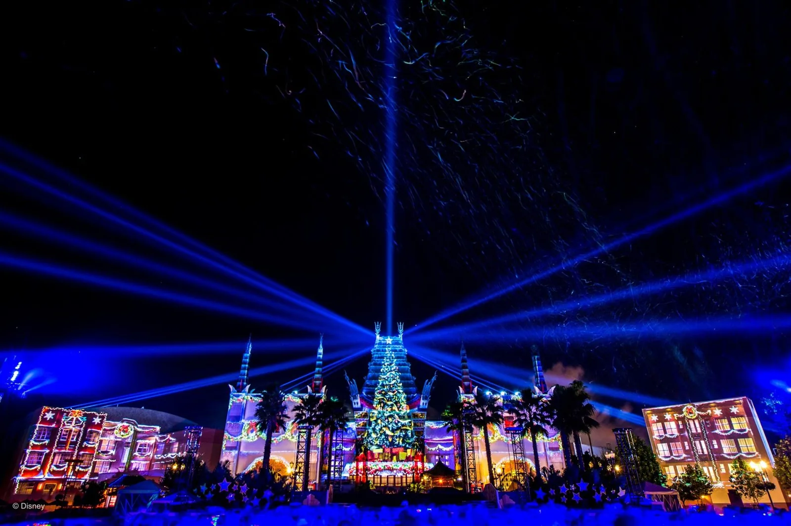 Jingle Bell, Jingle BAM! nighttime spectacular with fireworks and projections