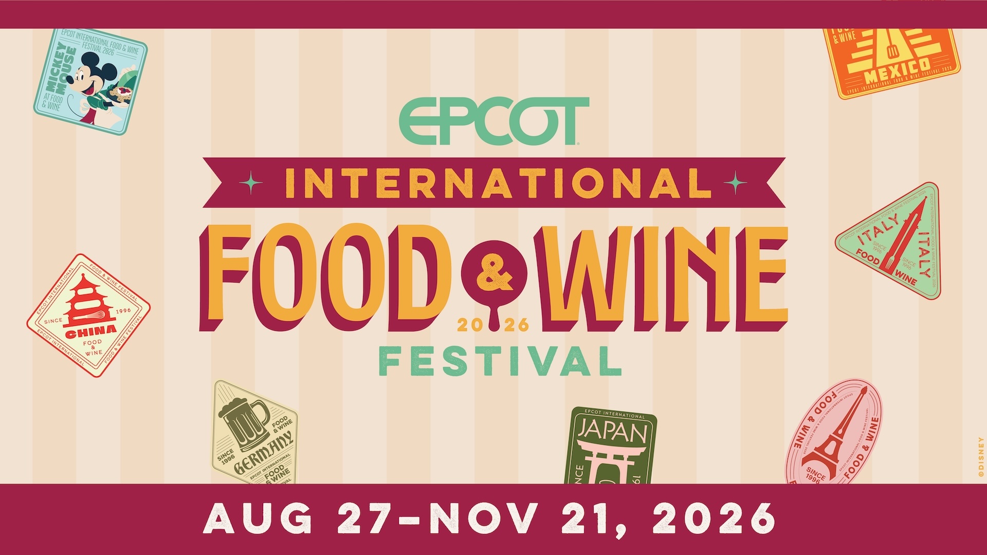EPCOT Food and Wine 2026 Dates Just Dropped