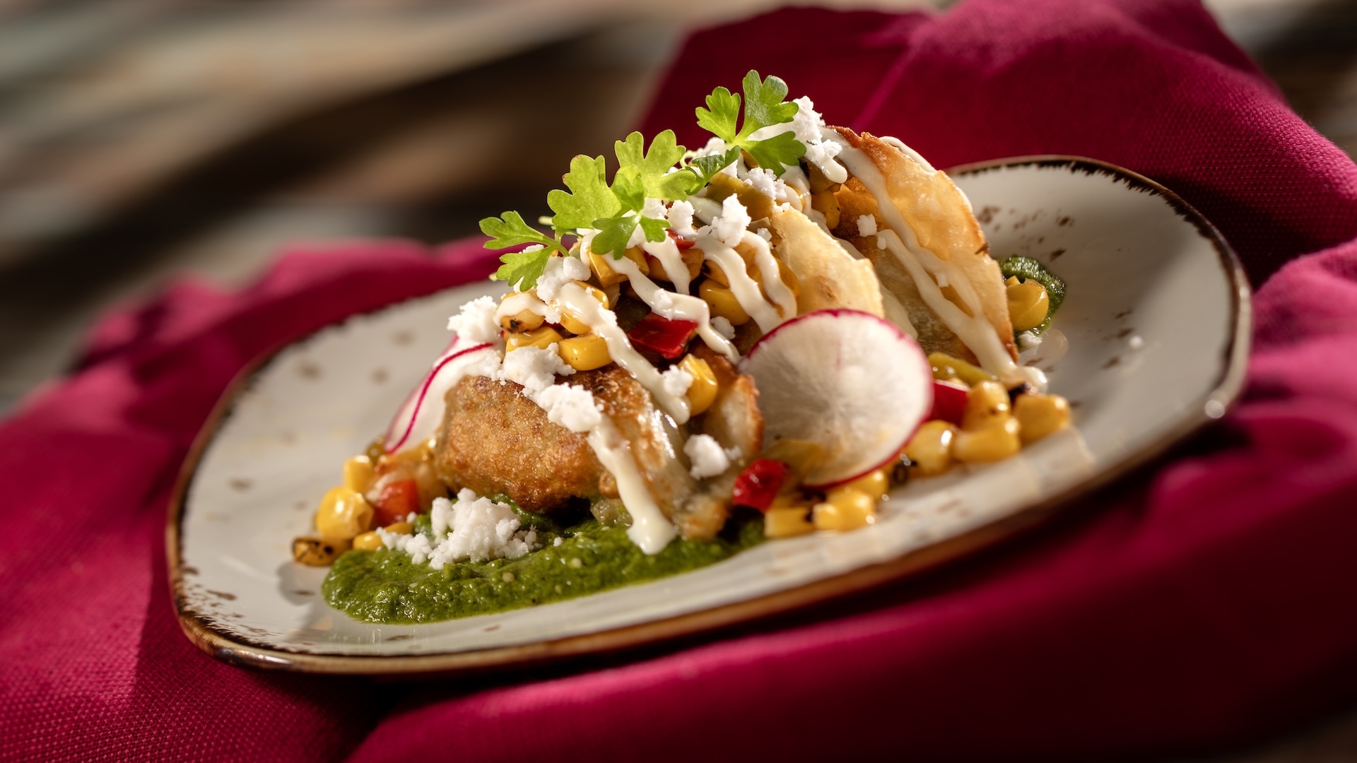Street Corn-style Dumplings from Gyozas of the Galaxy