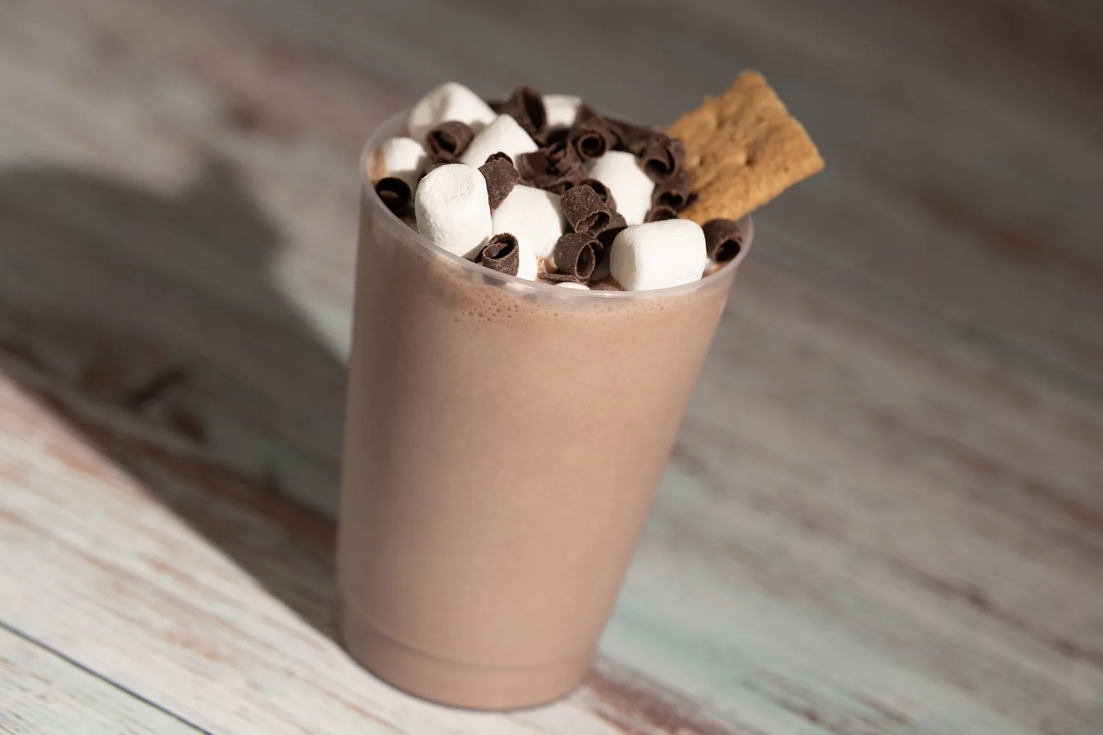 Frozen S'mores milkshake