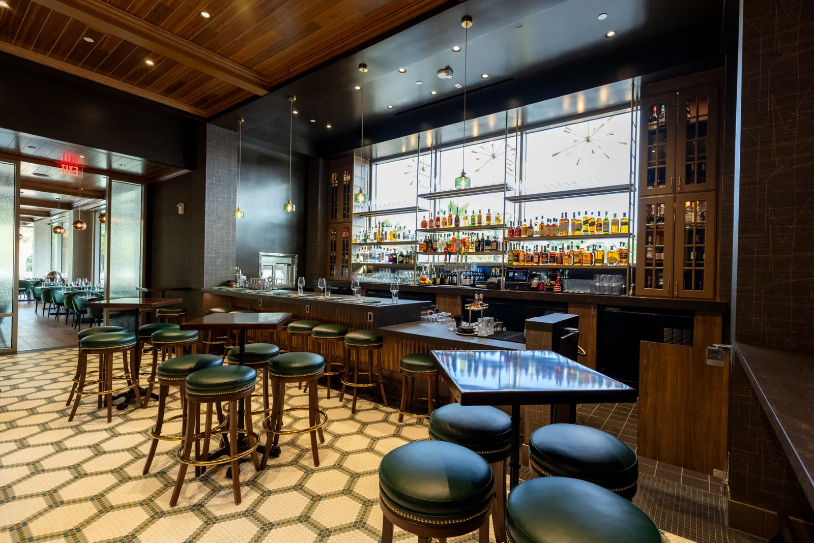 The Carnaby's bar area showcasing the restaurant's ambiance