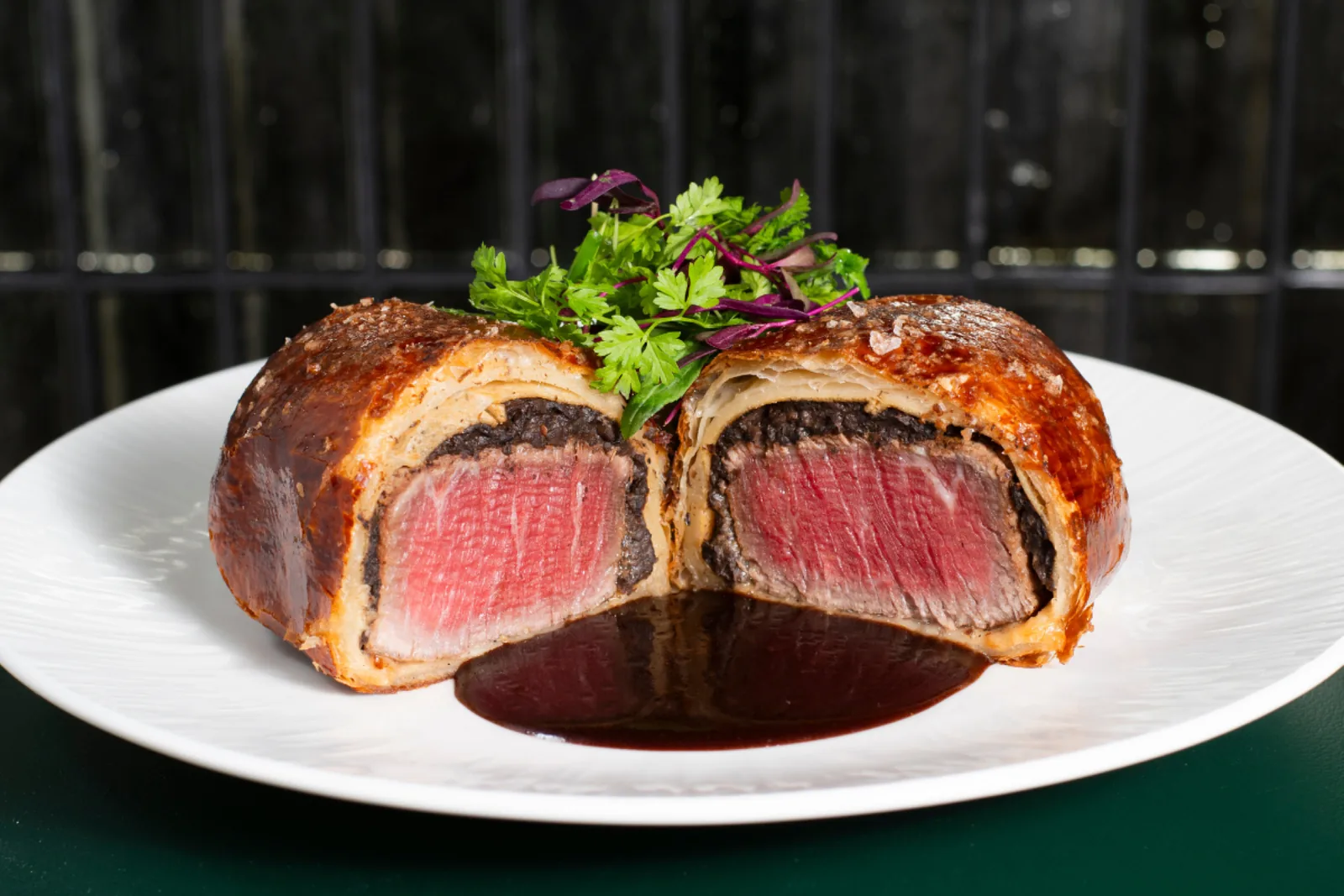 Beef Wellington, one of Chef Ramsay's signature dishes