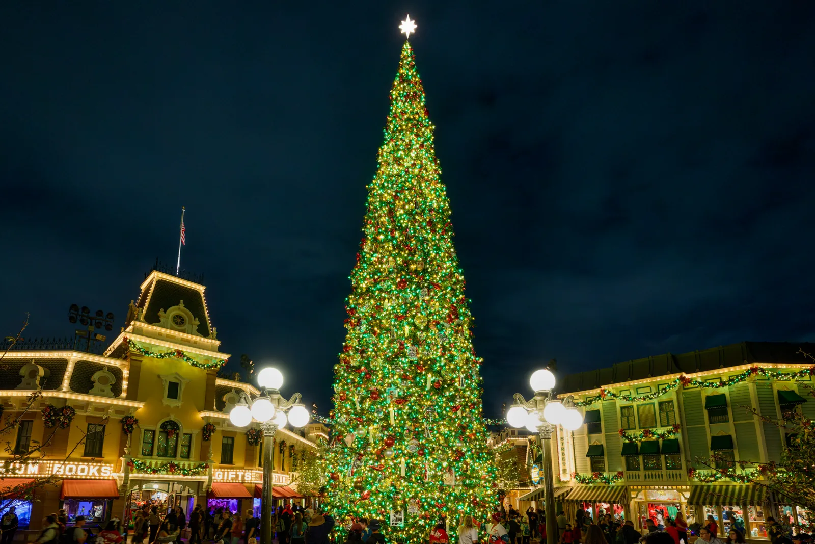 60-foot Christmas tree on Main Street