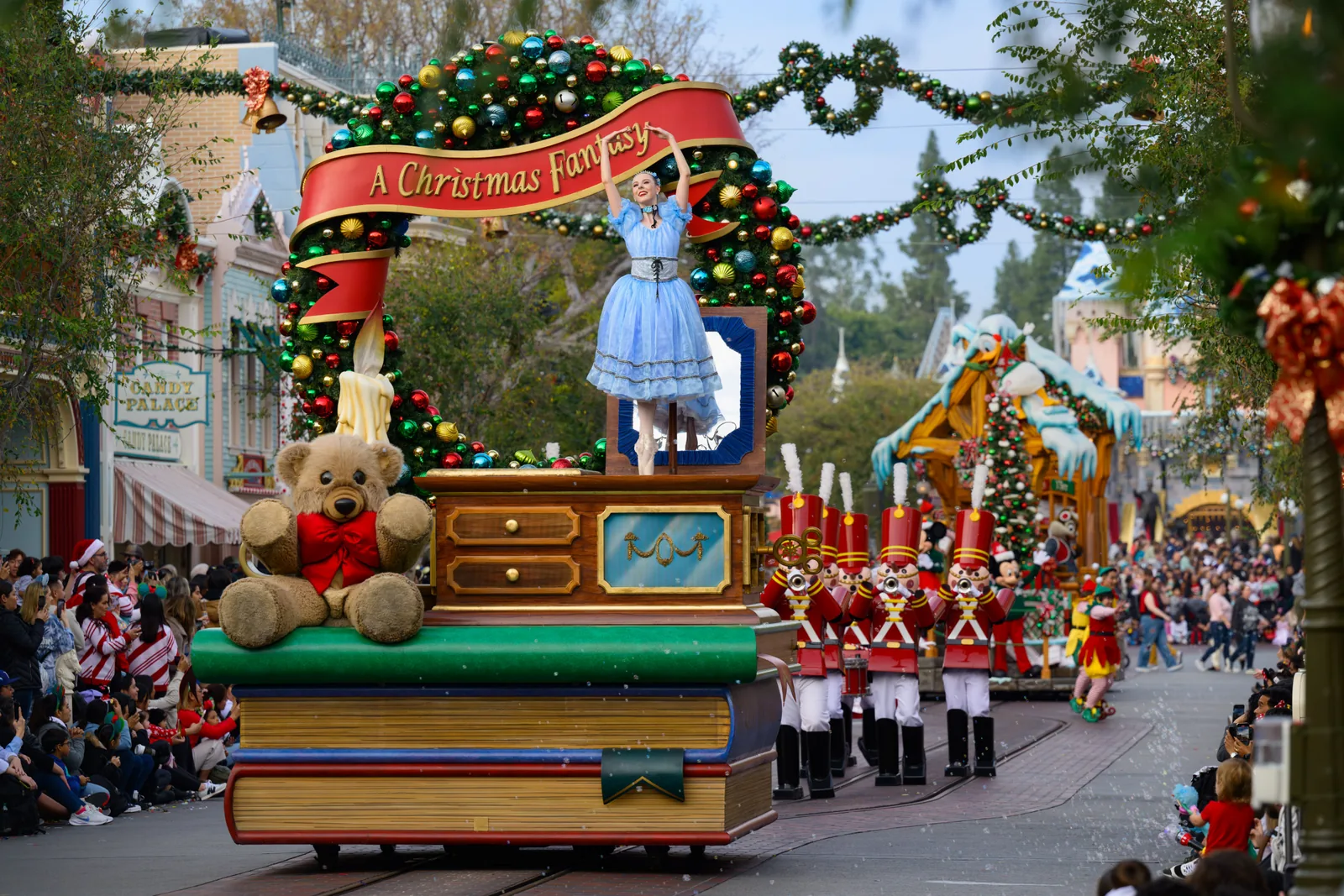 A Christmas Fantasy Parade at Disneyland