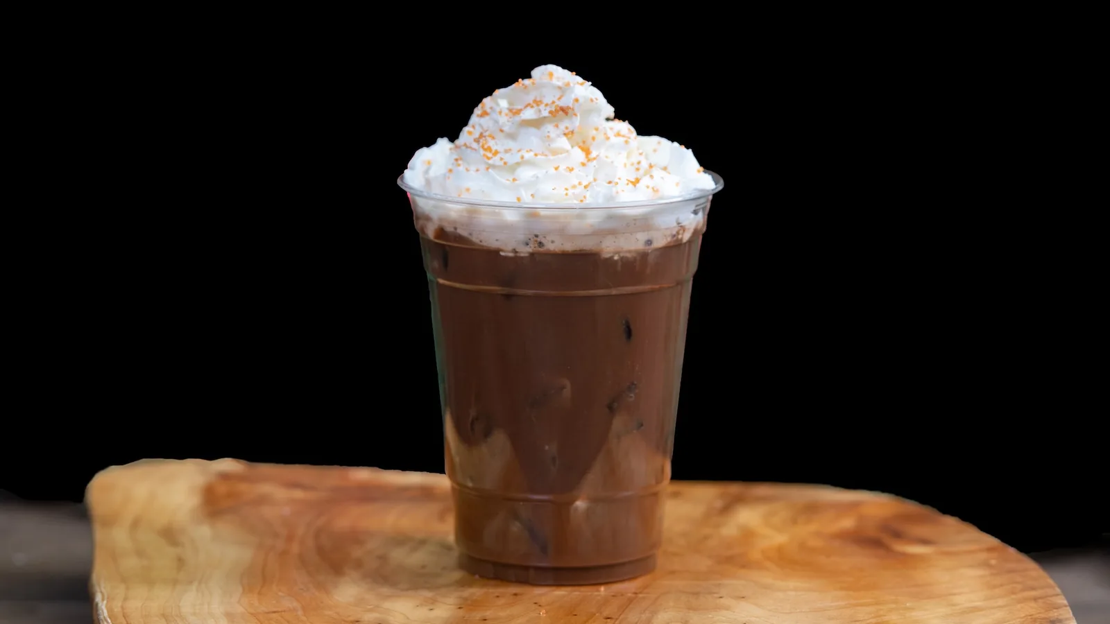 Pumpkin Cold Brew topped with vanilla foam and spiced sugar