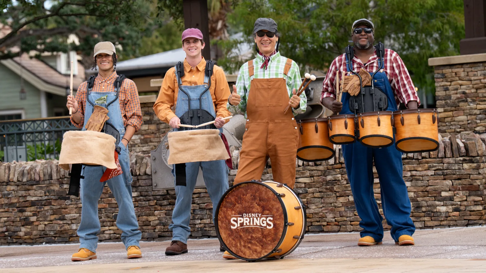 Fall décor and pumpkin displays at Magic Kingdom's Main Street U.S.A.