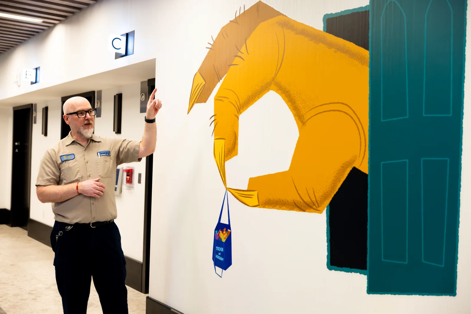 The Artist Creating Pixar Place Hotel's First Halloween Transformation