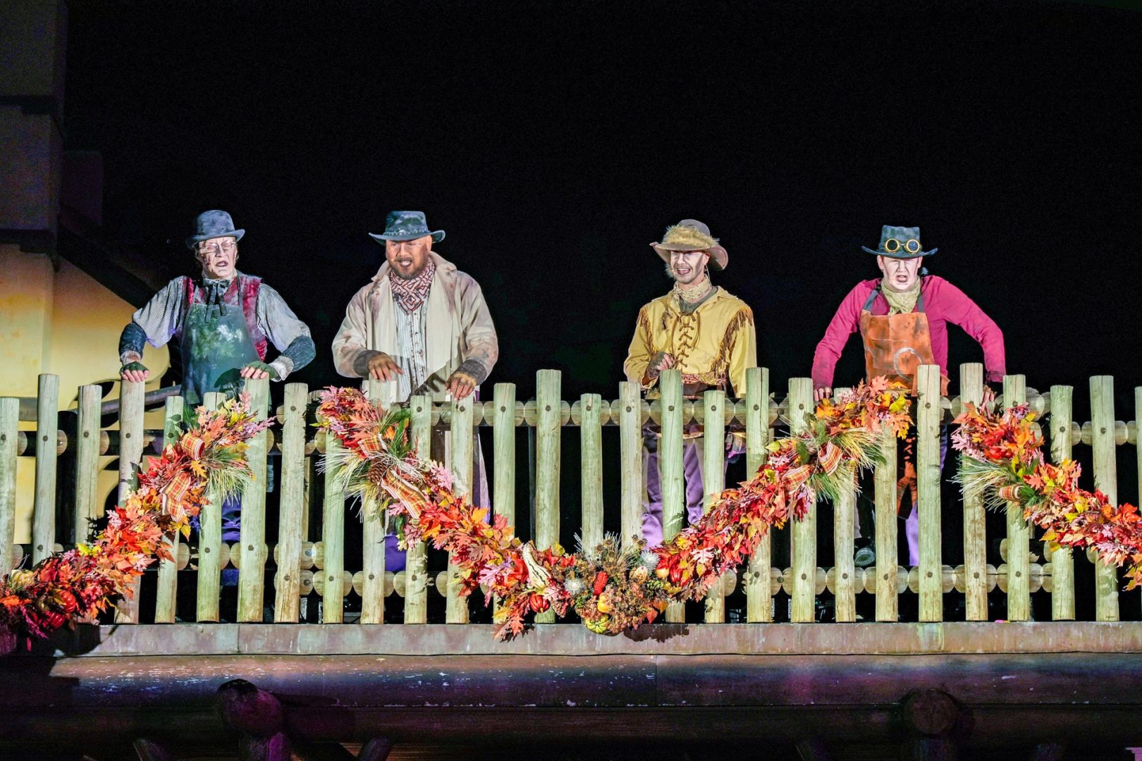 The Cadaver Dans performing in Frontierland