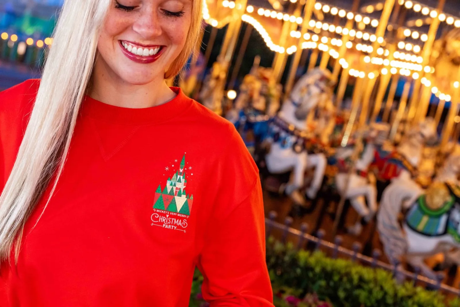 Mickey's Very Merry Christmas Party pullover merchandise