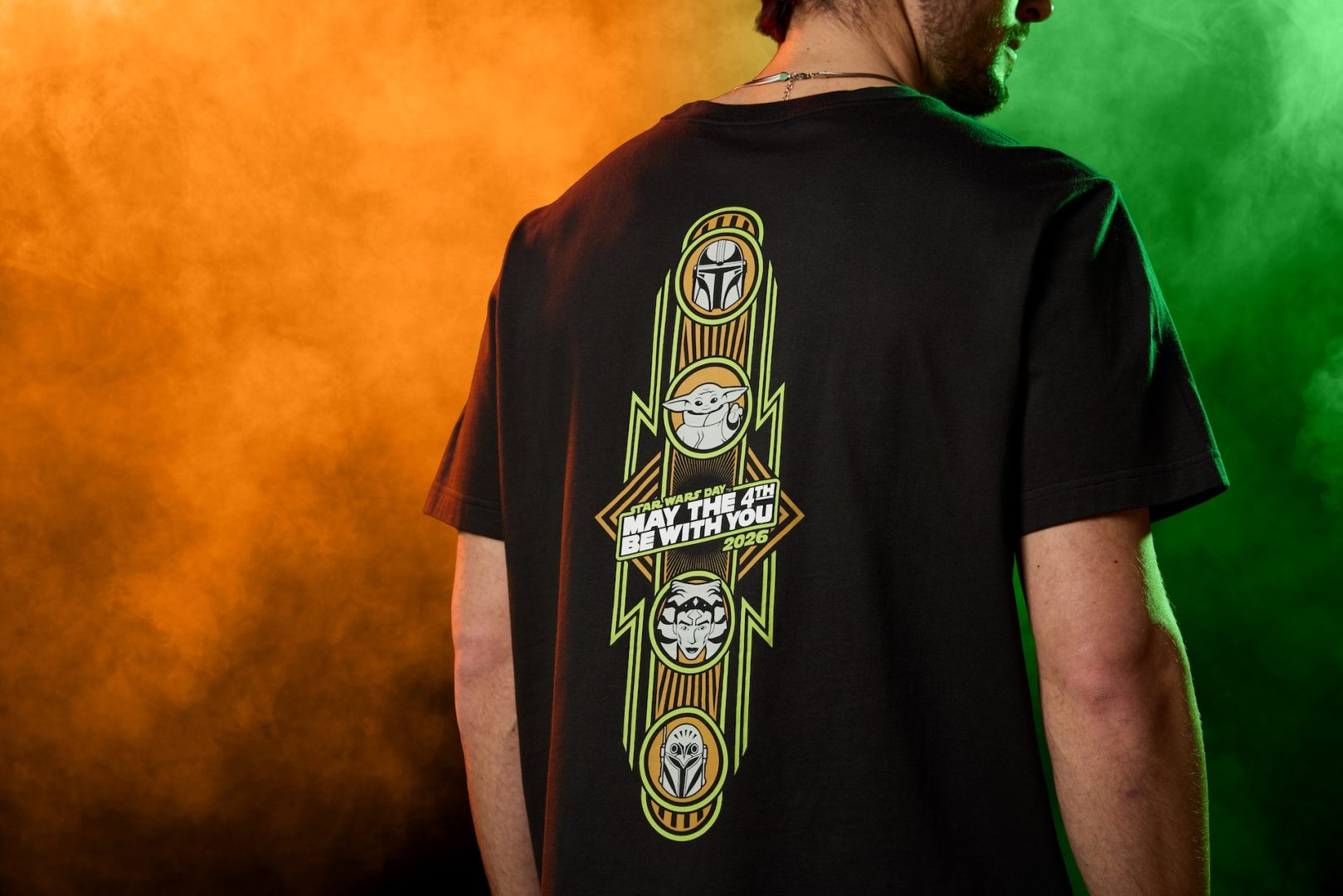 2026 May the 4th all-cotton tee with Mando-inspired art