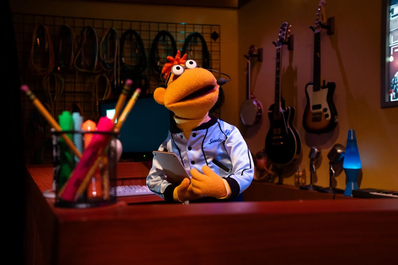 New Audio-Animatronics Scooter figure using motion-capture technology