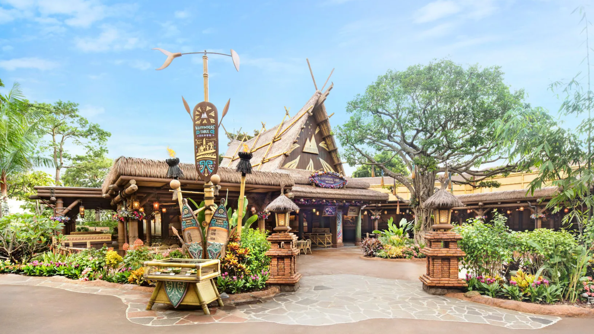 Wayfinders' Table restaurant at Hong Kong Disneyland