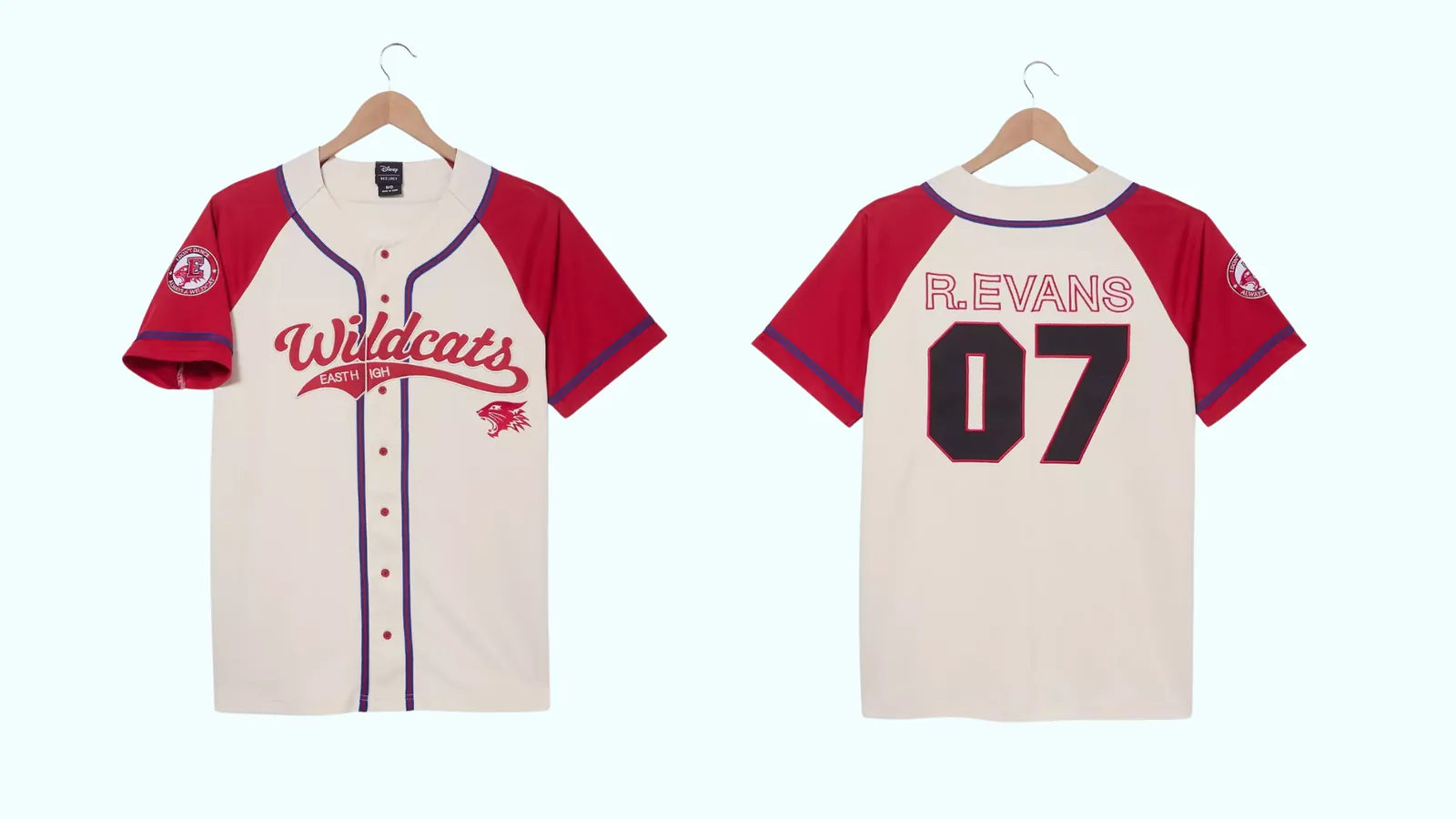 Ryan Wildcats Baseball Jersey from High School Musical