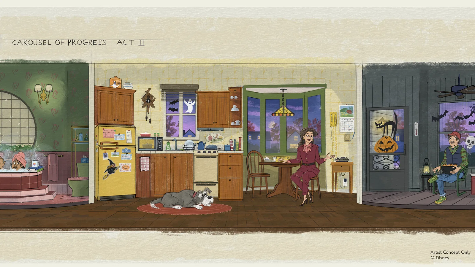 Carousel of Progress refreshed with Jamie Lee Curtis and Bryan Cranston