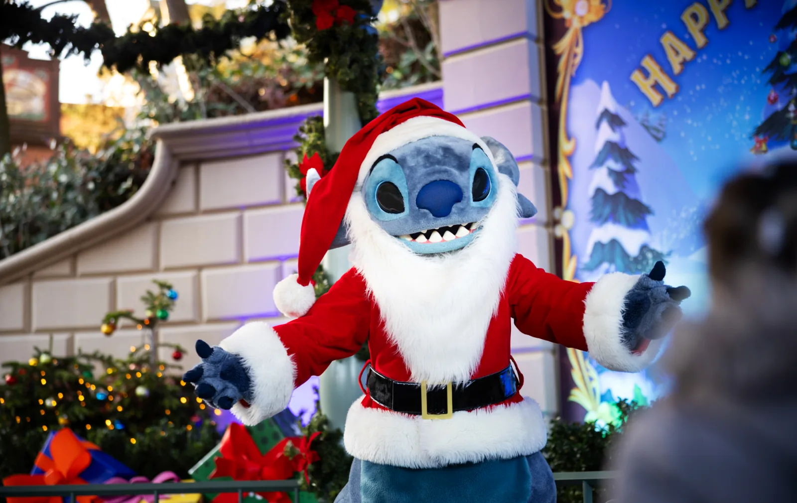 Santa and Stitch meet-and-greet locations during the holidays